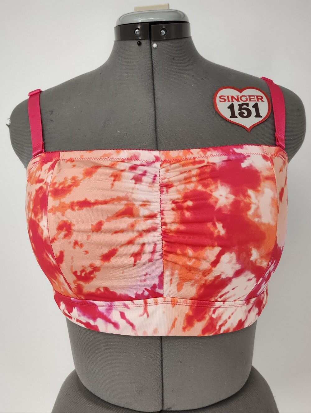 Torrid Curve Women's Tie-Dye Orange Bikini Top Size 2X